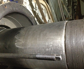 進(jìn)料端攪拌軸維修